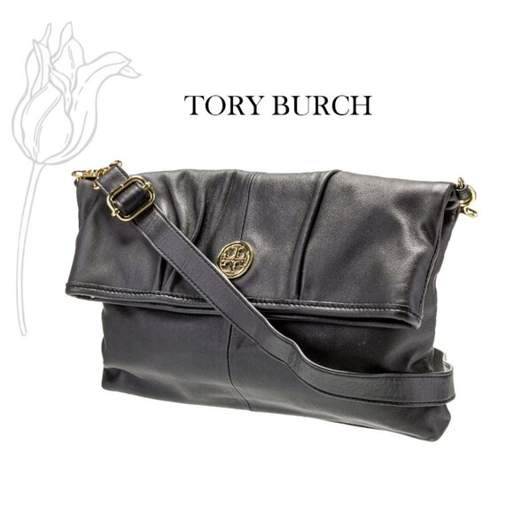 Tory Burch Dena Fold Over Crossbody - Picture 1 of 12